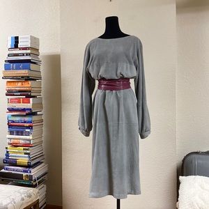 100% VINTAGE 100% LEATHER Neiman Marcus dress 8